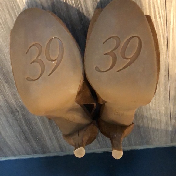 PEDRO GARCIA Paola Suede Open Toe Platform Sandals Booties 39/9 - Picture 12 of 16